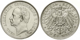 Sachsen/-Weimar-Eisenach
Carl Alexander, 1853-1901
2 Mark 1892 A. prägefrisch
