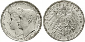 Sachsen/-Weimar-Eisenach
Wilhelm Ernst, 1901-1918
3 Mark 1910 A. Mit Feodora.
vorzüglich/Stempelglanz