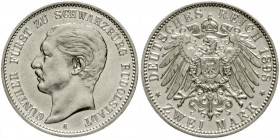 Schwarzburg/-Rudolstadt
Günther Victor, 1890-1918
2 Mark 1898 A. vorzüglich