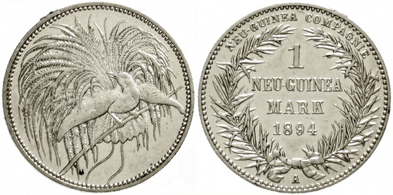 Neuguinea
Neuguinea Compagnie
1 Neuguinea-Mark 1894 A, Paradiesvogel.
gutes s...