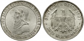 Gedenkmünzen
3 Reichsmark Tübingen
1927 F. vorzüglich/Stempelglanz