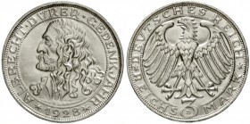Gedenkmünzen
3 Reichsmark Dürer
1928 D. fast Stempelglanz, Prachtexemplar