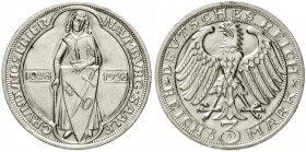 Gedenkmünzen
3 Reichsmark Naumburg/Saale
1928 A. vorzüglich, kl. Randfehler