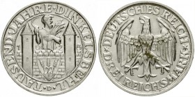 Gedenkmünzen
3 Reichsmark Dinkelsbühl
1928 D. fast Stempelglanz