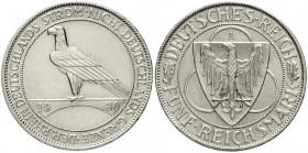 Gedenkmünzen
5 Reichsmark Rheinstrom
1930 A. vorzüglich