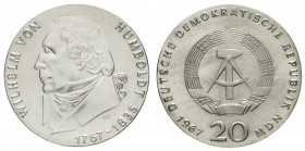 20 Mark 1967, Humboldt.
vorzüglich/Stempelglanz