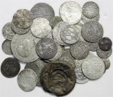 Deutsche Münzen bis 1871
46 Münzen, vom Brakteaten der Oberlausitz bis zum preuss. Taler. Interessante Sammlung mit vielen besseren Gebieten, u.a. Mo...