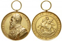 Deutschland
Deutsche Länder, bis 1918
Bayern: Goldene St.-Georgs-Medaille 1889. Stempel von A. Scharff und A. Börsch. Brustbild des Prinzregenten Lu...