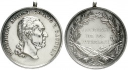 Deutschland
Deutsche Länder, bis 1918
Sachsen: Silberne Medaille des Militär St. Heinrich-Ordens, Stempelschneider F.U. Kopf Friedrich August r./ VE...