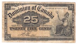 Ausland
Kanada
25 Cent 2. Januar 1900. III-