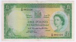 Ausland
Rhodesien und Nyasaland
1 Pfund 22.9.1959. III