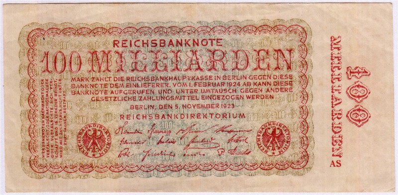 Die deutschen Banknoten ab 1871 nach Rosenberg
Deutsches Reich, 1871-1945
100 ...