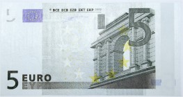 Die deutschen Banknoten ab 1871 nach Rosenberg
Westliche Besatzungszonen und BRD, ab 1948
Fehldruck: 5 Euro 2002, Serie M (Portugal) mit Unterschrif...