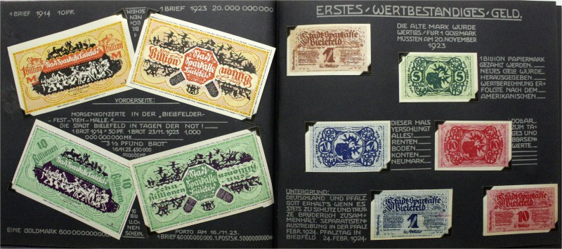 Deutsches Notgeld und KGL
Bielefeld
Großes "Ratsherrenbuch" Notgeld der Stadt ...