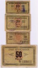 Deutsches Notgeld und KGL
Reichenweiher, Elsass
10, 20, 50 Pfennig und 50 Centimes Ville de Riquewihr o.D. (1916) 50 Centimes nicht bei Tieste.
III...