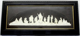 Bilder
Allgemein
Dänisches Kalipasta-Relief um 1880 von Hans-Christian Brix (1831-1907). Johannes der Täufer bei der Predigt (nach der Vorlage von B...