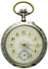 Uhren
Taschenuhren
Herrentaschenuhr "open face" um 1900. Silber 800. Hersteller "Victor" (Moutier Watch o., Moutier Grandval, Schweiz). 46 mm.
tech...