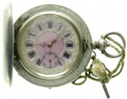Uhren
Taschenuhren
Russische Herren-Savonette um 1900. Hersteller "Telephone". Silber 875. Aufziehwerk mit zwei Schlüsseln. 61 mm.
technisch intakt...