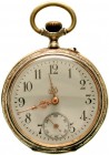 Uhren
Taschenuhren
Schweizer Herrentaschenuhr "open face" um 1900. Silber 800. Durchmesser 45 mm.
technisch und optisch intakt