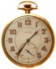 Uhren
Taschenuhren
Herrentaschenuhr "open face" um 1930. Hersteller "Hallmark" (Schweizer Filiale der Marke Waltham, USA) in Neuchatel. Durchmesser ...