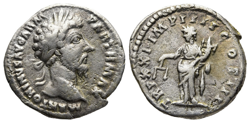 Marcus Aurelius (AD 161-180). Rome
AR Denarius (18,8mm 3,3g)
Obv: M ANTONINVS ...