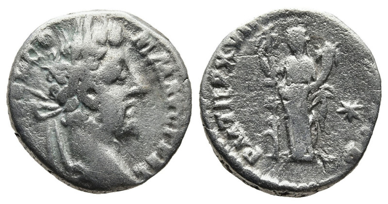 Commodus (AD 177-192). Rome
AR Denarius (15,6mm 2,9g)
Obv: L AVREL COMM AVG P ...