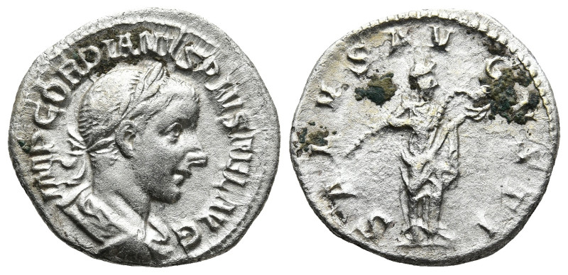 Gordian III (238-244 AD). Rome
AR Denarius (19,5mm 3g)
Obv: IMP GORDIANVS PIVS...