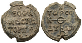 Byzantine Lead Seal
(14,6g 29,6mm diameter)