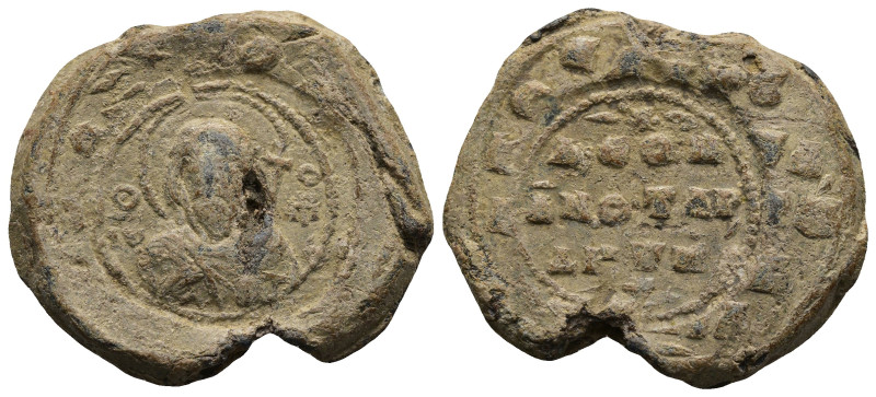 Byzantine Lead Seal
(13,8g 28,7mm diameter)