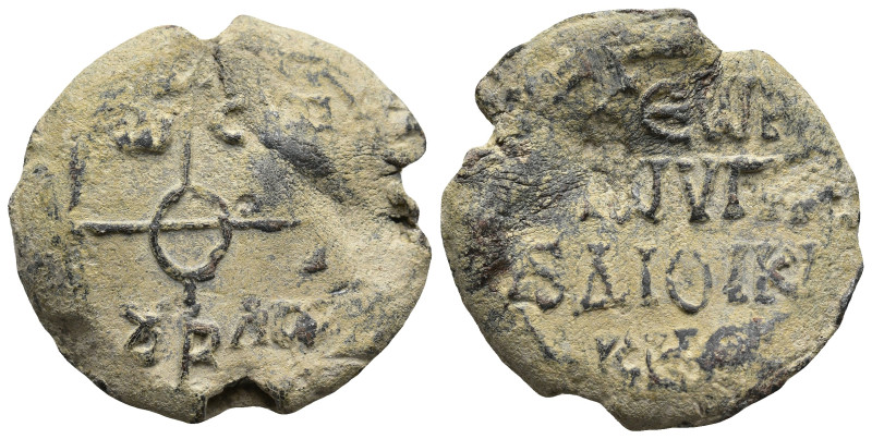 Byzantine Lead Seal
(15,228,6g mm diameter)