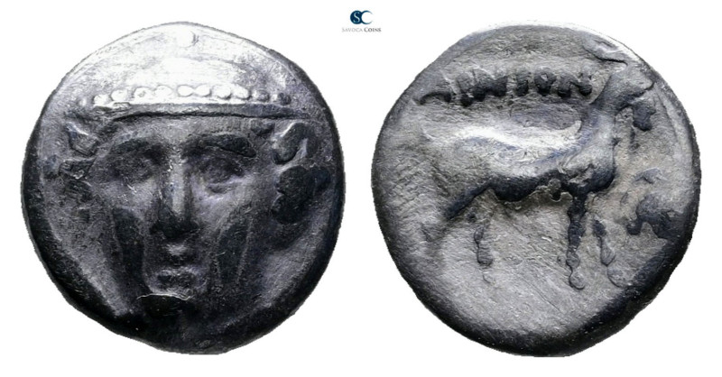 Thrace. Ainos circa 372-370 BC. 
Hemidrachm AR

13 mm, 2,12 g



Good Fin...