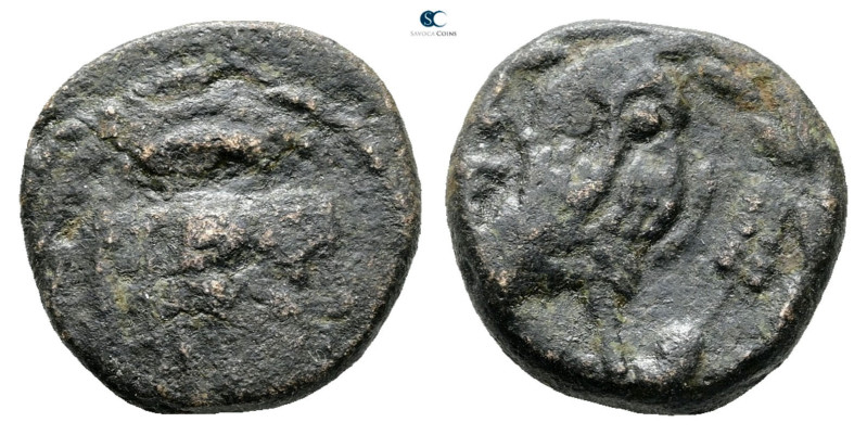 Attica. Athens circa 42-39 BC. 
Bronze Æ

17 mm, 5,71 g



Good Fine