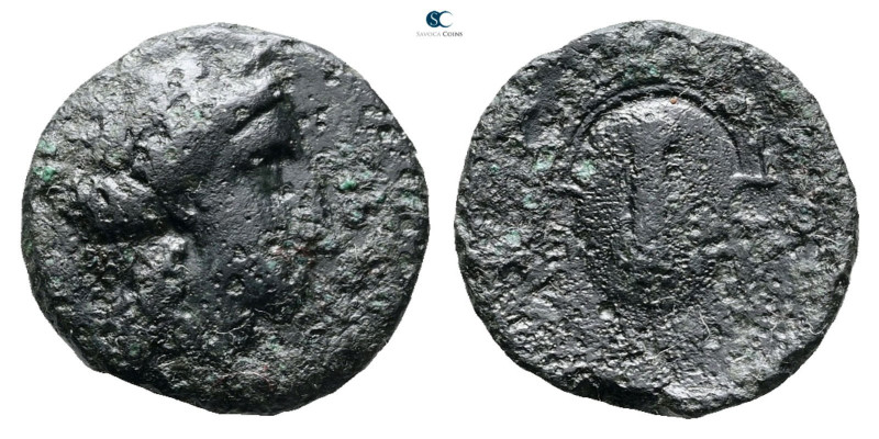 Islands off Attica. Salamis circa 350-318 BC. 
Bronze Æ

17 mm, 2,65 g


...