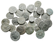 Lot of ca. 30 roman bronze coins / SOLD AS SEEN, NO RETURN!Very Fine