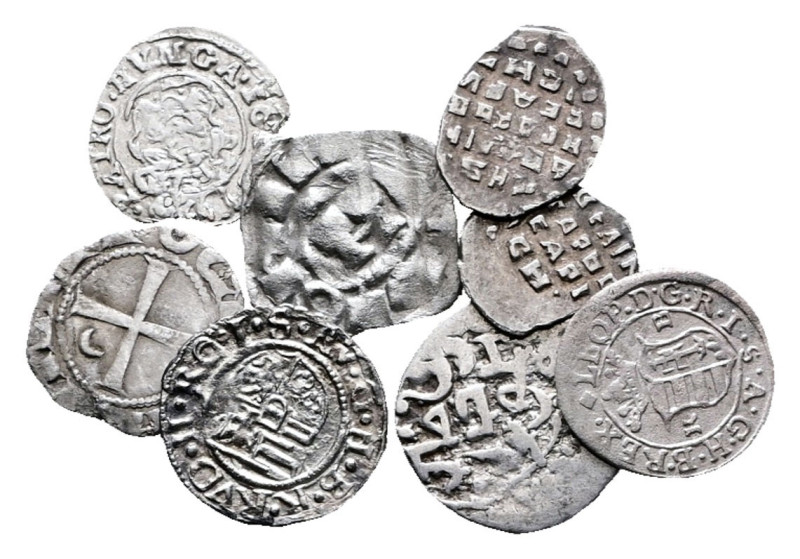 Lot of ca. 8 medieval silver coins / SOLD AS SEEN, NO RETURN! 

Very Fine