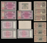Germany (18) Ten Million Marks, 1-10-1923 Seventh series, with small circles watermark Pick 117b Fine, the reverse with tape residue along the top edg...
