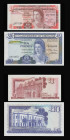 Gibraltar (4) Ten Pounds 21.10.1986 Pick 22b Unc and One Pounds (3) 20.111.1975 Pick 20a, 15.9.1979 Pick 20b 4.8.1988 Pick 20e all Unc the first two s...
