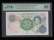 Isle of Man 50 Pounds (1983) signed Dawson Pick 39a Gem Uncirculated PMG 66 EPQ desirable thus