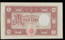 Italy 1000 Lire 1947 issue, Signatures Einaudi and Urbini, Pick 81a Good VF