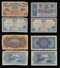 Scotland 1 Pounds (4) British Linen 9 Aug 1955 about Fine, Clydesdale and North Scotland 1 Nov 1950 Fine and 1 March 1952 VG, National Bank 1 Oct 1954...