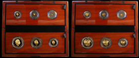 Britannia Gold Proof Set 2018 a 6-coin set comprising &pound;100 2018 Gold One Ounce, &pound;50 2018 Gold Half Ounce, &pound;25 2018 Gold Quarter Ounc...