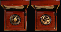 Fifty Pence 2021 50th Anniversary of Decimal Day, struck on the day, 15 February 2021, Gold Proof S.H92 the reverse a clever assemblage combining part...