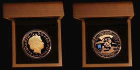 Five Pound Crown 2009 3-Year Countdown to the London Olympics S.LO33 Gold Proof FDC in the Royal Mint box of issue with certificate