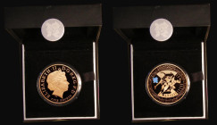 Five Pound Crown 2010 2-Year Countdown to the London Olympics S.LO34 Gold Proof FDC in the Royal Mint box of issue with certificate