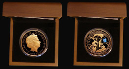 Five Pound Crown 2011 1-Year Countdown to the London Olympics S.LO35 Gold Proof FDC in the Royal Mint box of issue with certificate