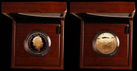 Five Pound Crown 2015 Battle of Waterloo 200th Anniversary Gold Proof, S.L39 FDC in the Royal Mint box of issue with certificate