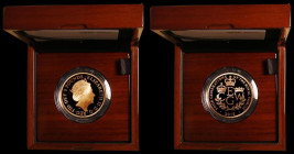 Five Pound Crown 2018 Four Generations of Royalty Gold Proof, S.L74, in the Royal Mint box of issue with certificate and booklet only 340 pieces issue...