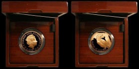 Five Pound Crown 2019 The Tower of London - Legend of the Ravens S.L77 Gold Proof FDC in the Royal Mint box of issue with certificate and booklet