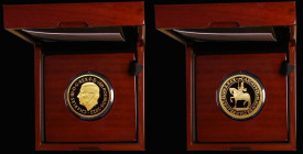 One Hundred Pounds 2023 British Monarchs - Charles I One Ounce Gold Proof. Reverse: The classic 'King on horseback' design. FDC in the Royal Mint box ...
