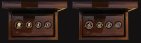 South Africa Fractional Krugerrand Set 2020 a 4-coin set comprising Quarter Krugerrand 2018, One Tenth Krugerrand, One Twentieth Krugerrand and One Fi...
